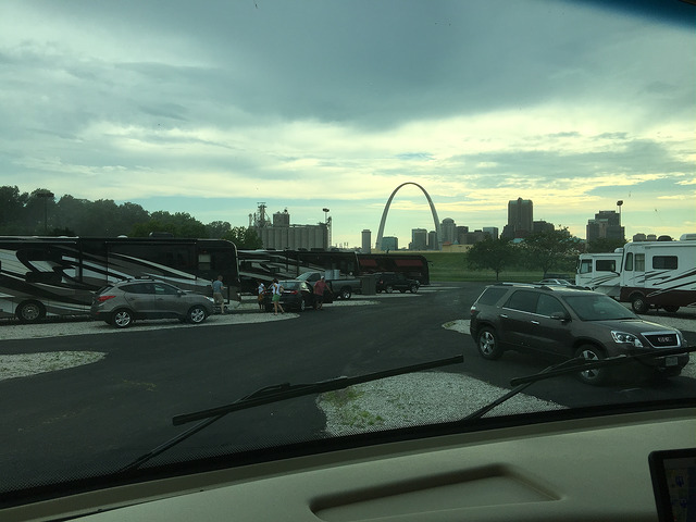 Our view of the Arch