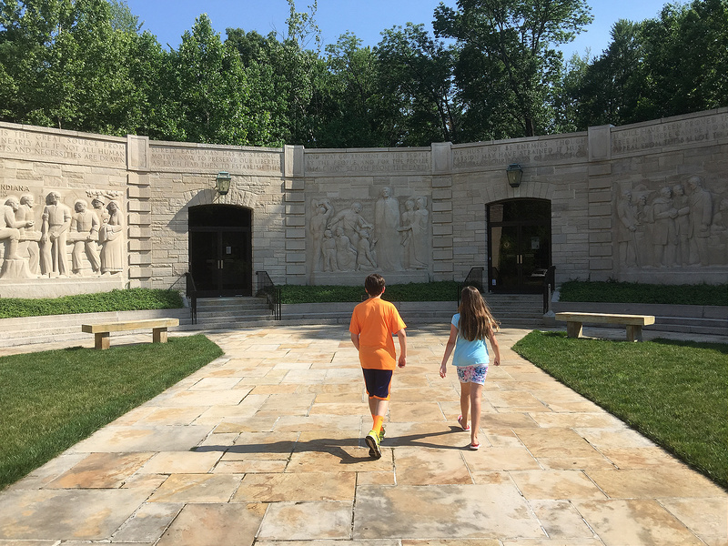 Entering Lincoln Boyhood National Memorial