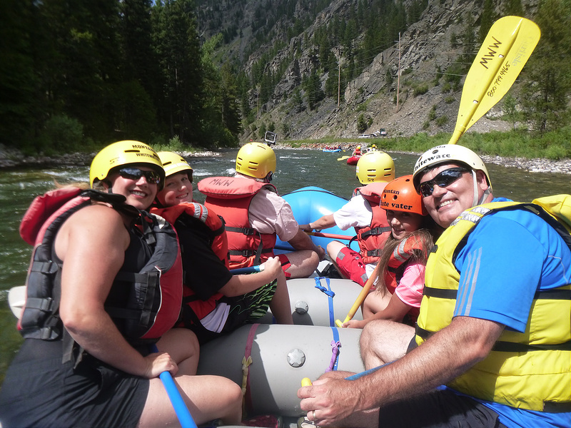 Rafting the Gallatin River