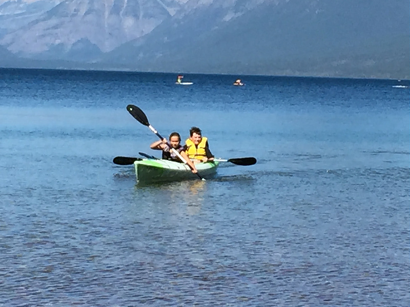 Kayaking on Lake McDonald