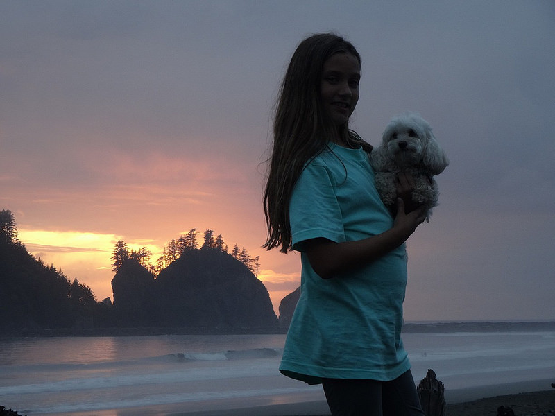 La Push - First Beach L at Sunset