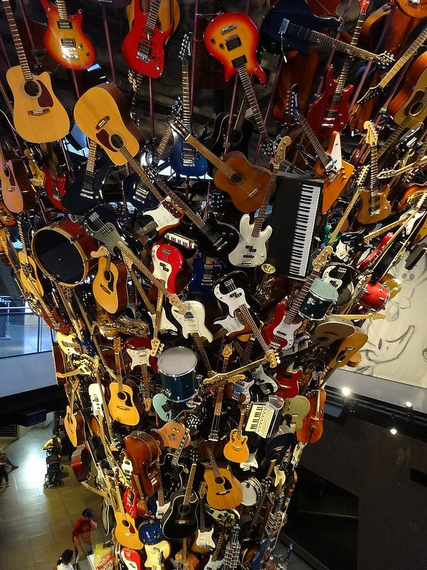 EMP Museum Guitar Stack