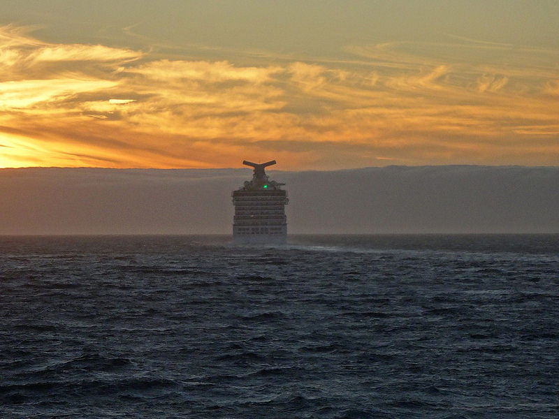 Victoria - Cruise Ship from Ferry