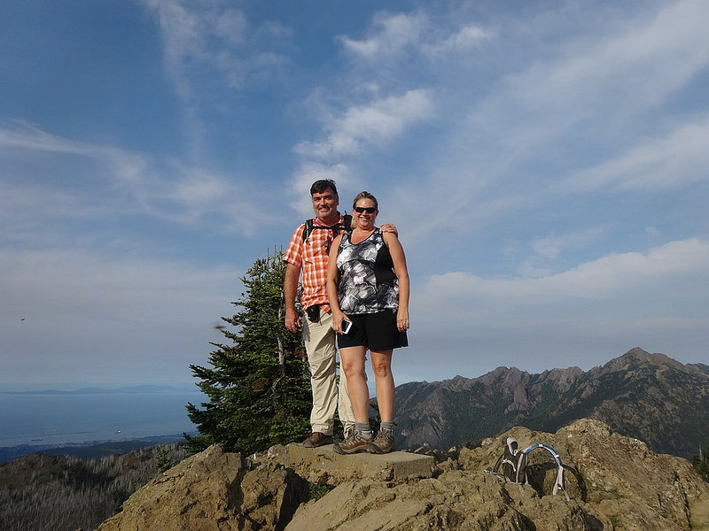 Hurricane Ridge - M and M2 at Top
