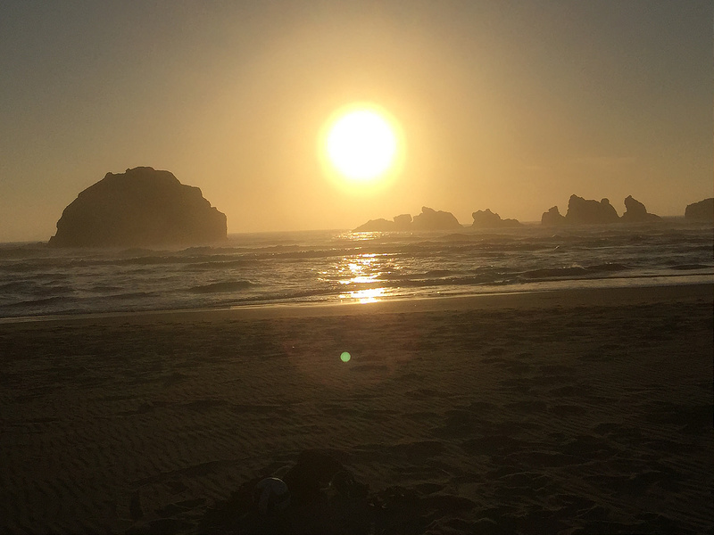 Bullards Beach - Face Rock Sun