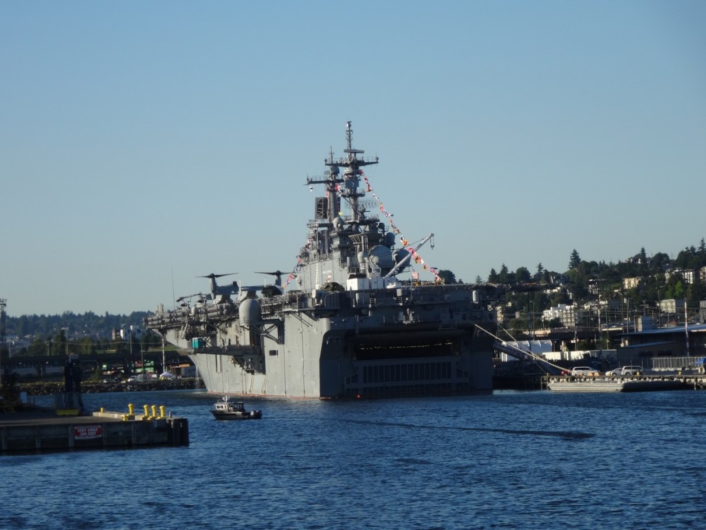 Seattle Harbor Tour - USS Boxer Amphibious Assault Ship