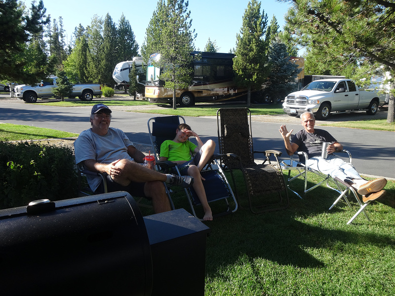 Yellowstone-Football Watching Outside