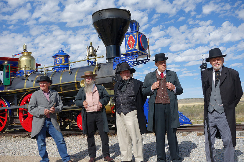 Golden Spike-Reenactment