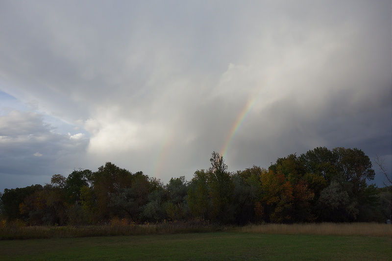 Dino-Double Rainbow Over Vernal