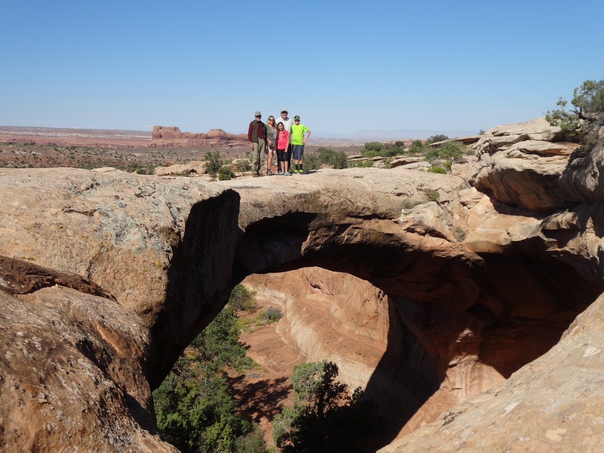 Moab RZR-Fam at Uranium Arch