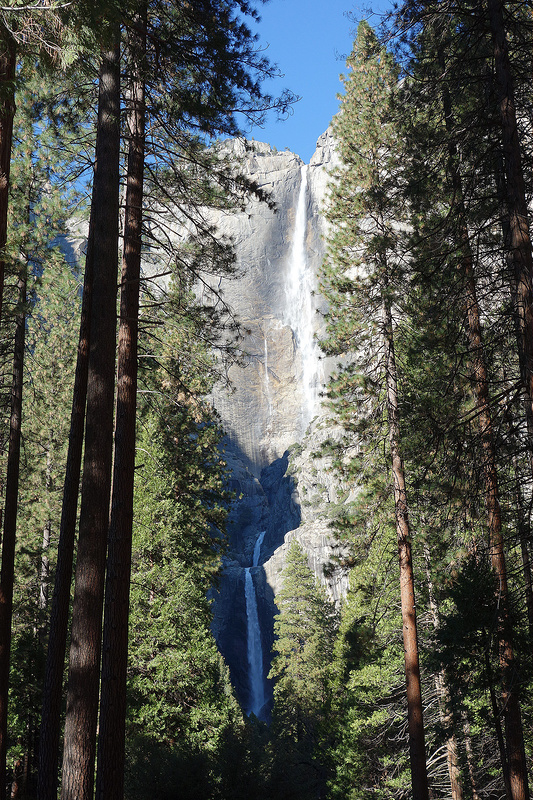 Yosemite-Upper and Lower Falls