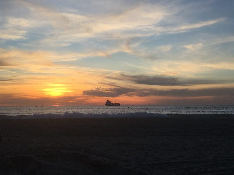 Dockweiler-Beach Sunset Night 1