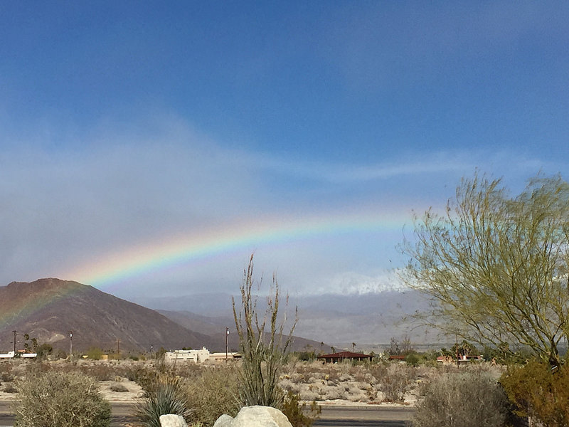 Anza-Borrego-First Rainbow