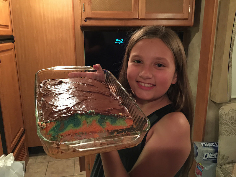 Lake Havasu-Tie Dye Cake