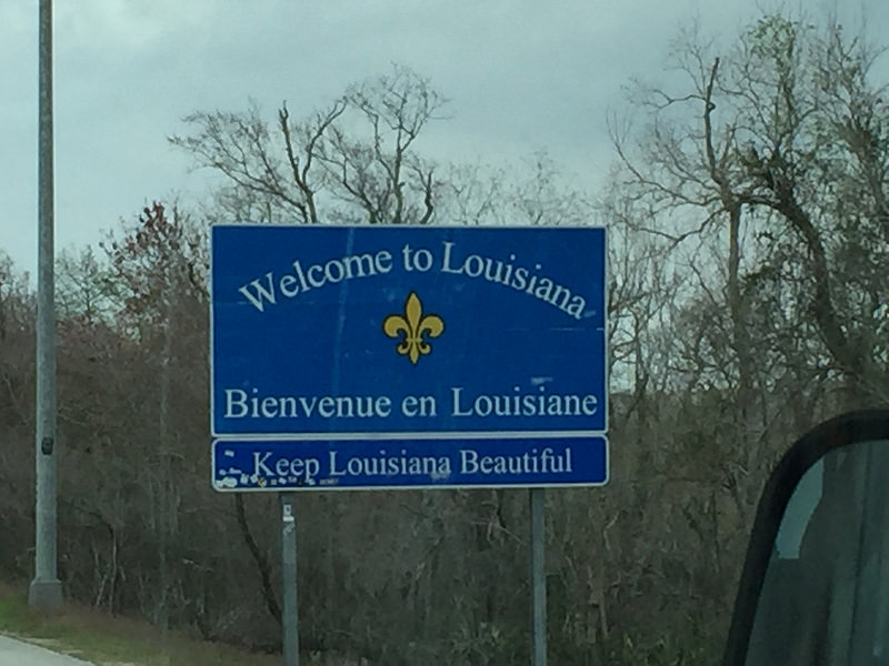 Louisiana-State Sign