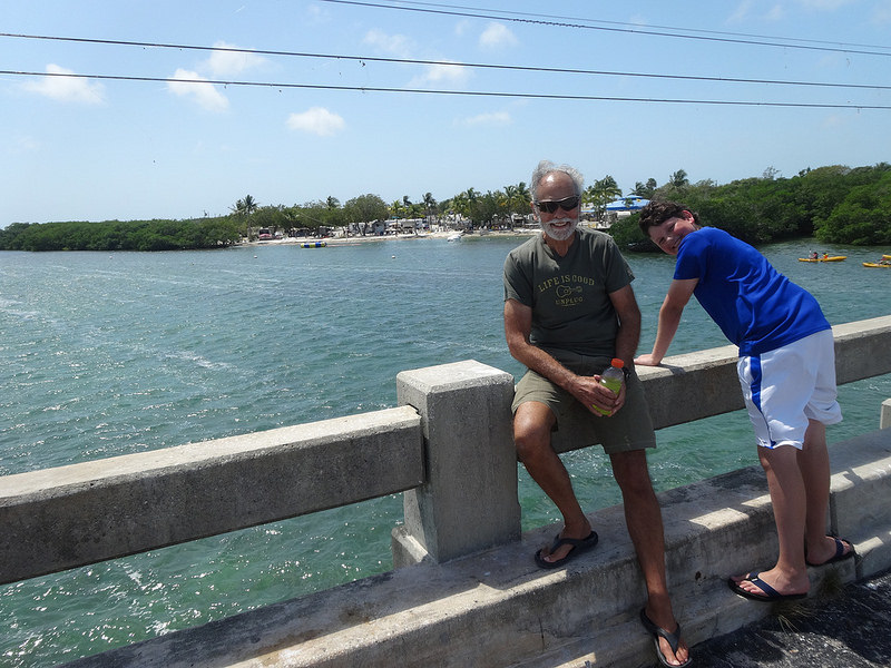 Keys-M3 and Pops on Fishing Bridge